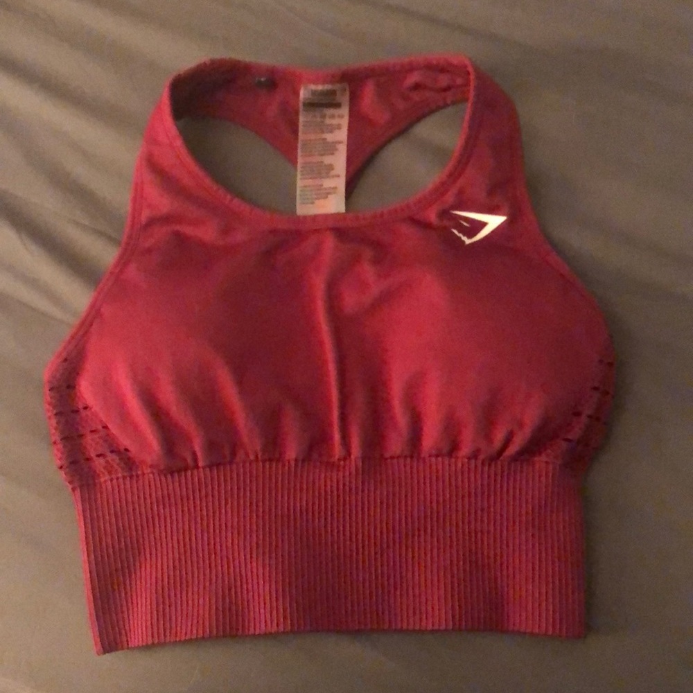 Gymshark Energy Seamless crop — Beet